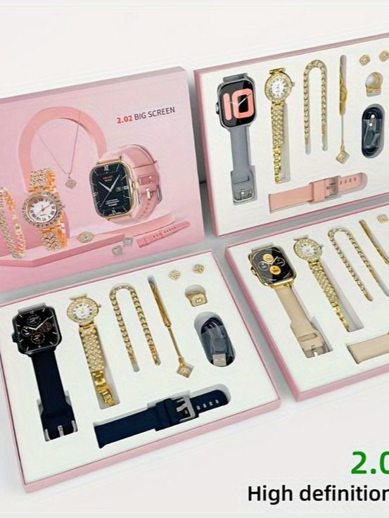 A58 5-in-1 Smart Watch with Fitness Tracker for Men & Women, Heart Rate & Health Monitor, Bluetooth smart watch