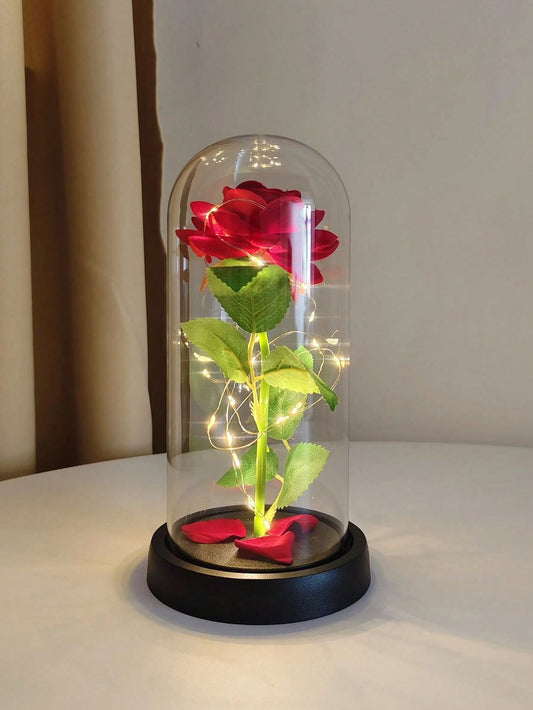 Rose Lamp Romantic LED Light – Luxury Valentine & Anniversary Gift